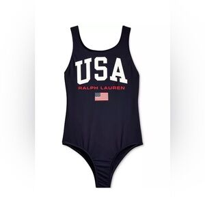 Polo by Ralph Lauren Kids Navy USA One Piece